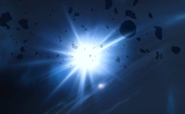 parlaklık ile renkli soyut gökyüzü arka plan