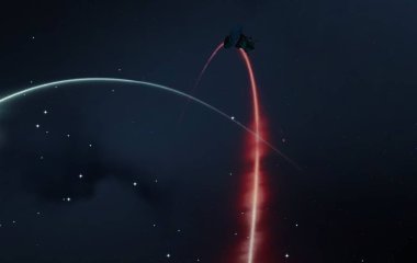 2d illüstrasyon. Derin yıldızlararası uzay. Yıldızlar, gezegenler ve uydular. Çeşitli bilim kurgu yaratıcı fon. Uzay sanatı. Hayali kozmik fon.