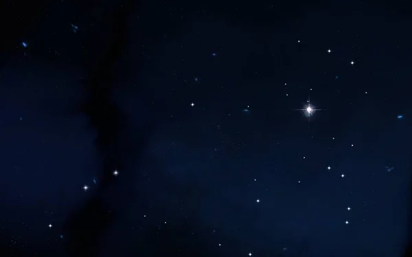 Иллюстрация Глубокое Межзвездное Пространство Звезды Планеты Луны Различные Научно Фантастические — стоковое фото