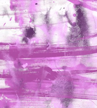 soyut suluboya darbeleri ve fırçalar deseni