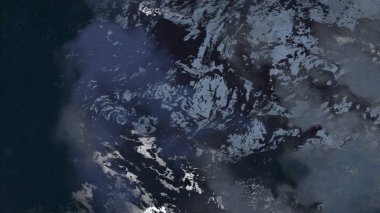 Metin için yeri olan boya lekeleriyle soyut arkaplan