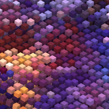 3 boyutlu illüstrasyon. Web modern fon. Renkli desen. Soyut geometrik şekiller. arkaplan.