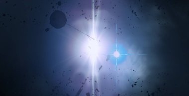 parlaklık ile renkli soyut gökyüzü arka plan