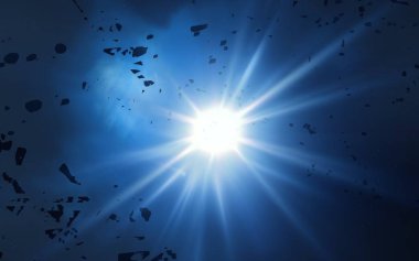 Soyut alan koyu arka plan  