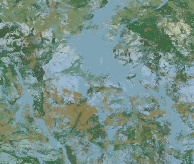 Ormanda yeşil yapraklar