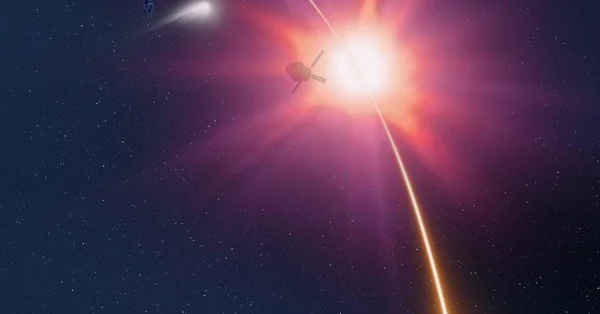 Illustration Djupa Interstellära Rymden Stjärnor Planeter Och Månar Olika Science — Stockfoto