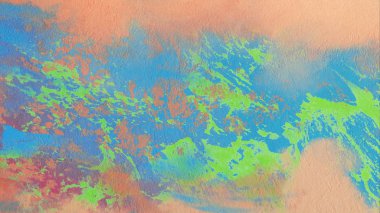 Metin için yeri olan boya lekeleriyle soyut arkaplan