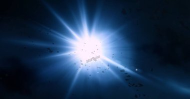 soyut renkli kozmik alan arkaplanı