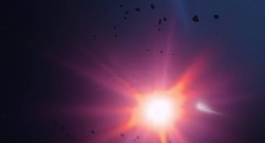 soyut renkli kozmik alan arkaplanı