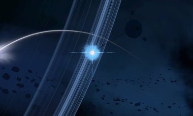 parlaklık ile renkli soyut gökyüzü arka plan