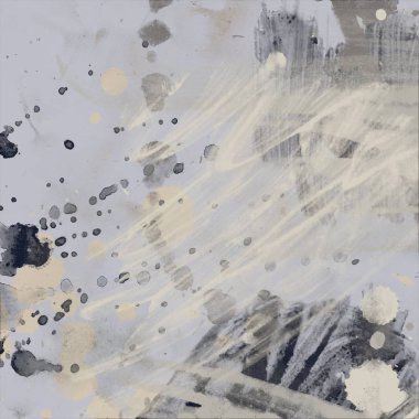 Metin için yeri olan boya lekeleriyle soyut arkaplan