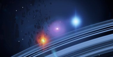 parlaklık ile renkli soyut gökyüzü arka plan