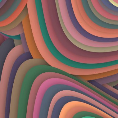 renkli geometrik arka plan, 3d hacim sanat