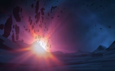 Soyut alan koyu arka plan  