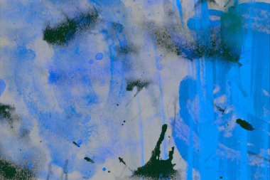 mavi bir arka plan üzerine suluboya çiçek