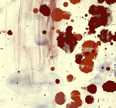 grunge desensoyut suluboya darbeleri ve lekeleri