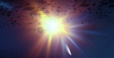 doğal soyut galaksi uzay arka plan