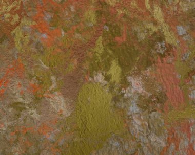 Sonbahar yaprakları duvarda