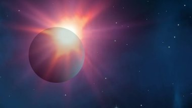 soyut renkli kozmik alan arkaplanı