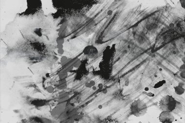 Metin için yeri olan boya lekeleriyle soyut arkaplan