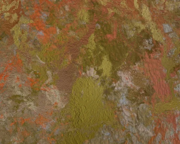 Sonbahar yaprakları duvarda