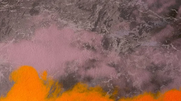 Duvar tuvalüzerinde yağlıboya . Renkli. Boya darbeleri. 