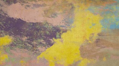 Metin için yeri olan boya lekeleriyle soyut arkaplan