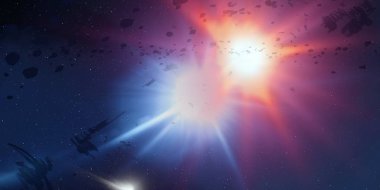 parlaklık ile renkli soyut gökyüzü arka plan