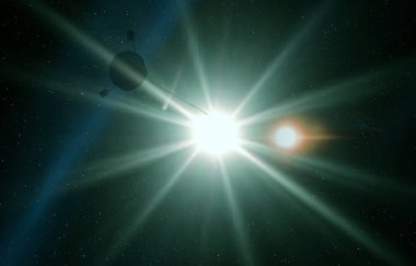 Soyut alan koyu arka plan  