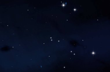 2d illüstrasyon. Derin geniş alan. Yıldızlar, gezegenler ve uydular. Çeşitli bilim kurgu yaratıcı fon. Uzay sanatı. Uzaylı güneş sistemleri. Gerçekçi arka plan 