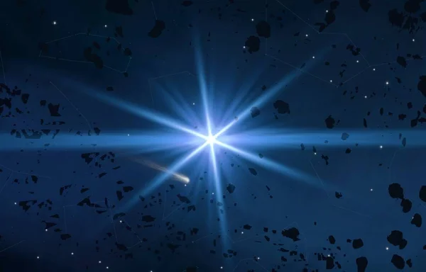 Uzay Figürleri Ile Güzel Cosmos Arka Plan — Stok fotoğraf
