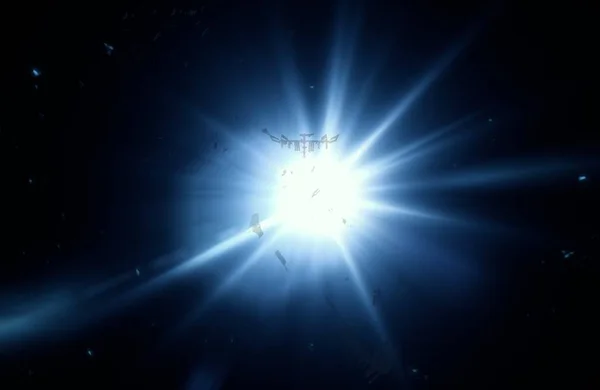 Illustration Realistisk Stjärnmönster Bakgrund Djupa Interstellära Rymden Bright Stars Flash — Stockfoto