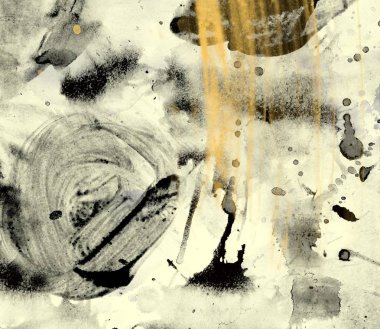 ahşap arka plan üzerinde grunge fırça