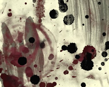 grunge desensoyut suluboya darbeleri ve lekeleri