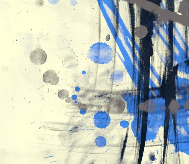 grunge desensoyut suluboya darbeleri ve lekeleri