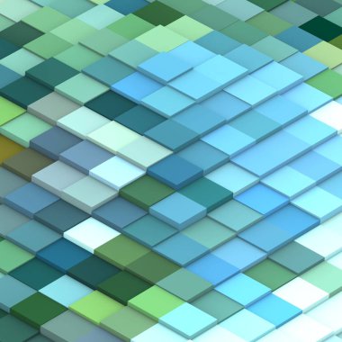 3 boyutlu illüstrasyon. Web modern fon. Renkli desen. Soyut geometrik şekiller. arkaplan.