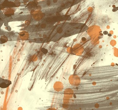 Metin için yeri olan boya lekeleriyle soyut arkaplan