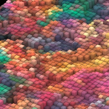 Renkli desenli soyut arkaplan