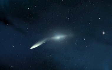 2d illüstrasyon. Derin geniş alan. Yıldızlar, gezegenler ve uydular. Çeşitli bilim kurgu yaratıcı fon. Uzay sanatı. Uzaylı güneş sistemleri. Gerçekçi arka plan 