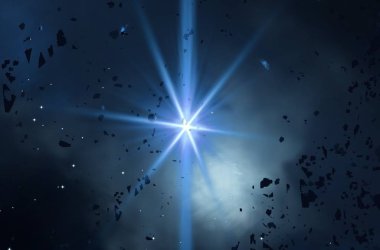 parlaklık ile renkli soyut gökyüzü arka plan