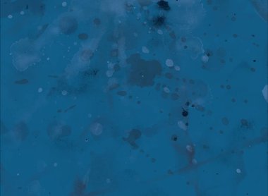 Mavi Arkaplanda Su Damlaları