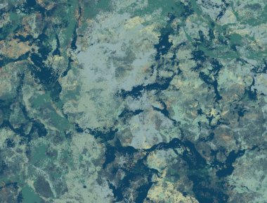 Denizin soyut arkaplanı