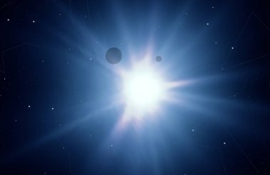 parlaklık ile renkli soyut gökyüzü arka plan