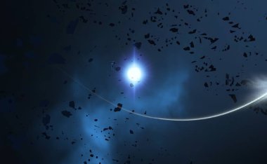 Soyut alan koyu arka plan  