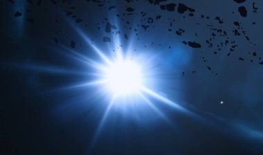 parlaklık ile soyut karanlık gökyüzü arka plan