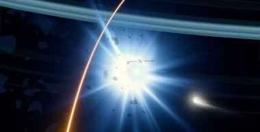 doğal soyut galaksi uzay arka plan