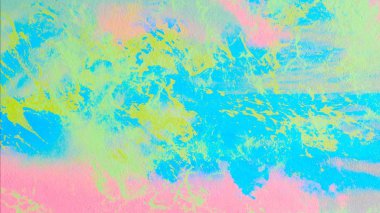 Duvar tuval el yapımı yağlıboya. Soyut sanat dokusu. Renkli. Modern sanat eserleri. Boya darbeleri. Fırça darbeleri. Modern sanat. Çağdaş. Sanatsal.