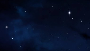 2d illüstrasyon. Derin geniş alan. Yıldızlar, gezegenler ve uydular. Çeşitli bilim kurgu yaratıcı fon. Uzay sanatı. Uzaylı güneş sistemleri. Gerçekçi arka plan 