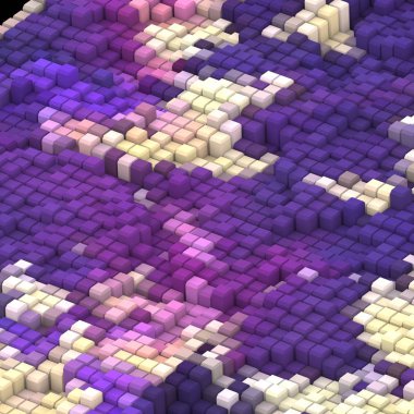 3 boyutlu illüstrasyon. Web modern fon. Renkli desen. Soyut geometrik şekiller. arkaplan.