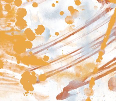 Kağıt üzerinde suluboya boyama. Sıçrayan boya. El yapımı doku. 2d illüstrasyon.